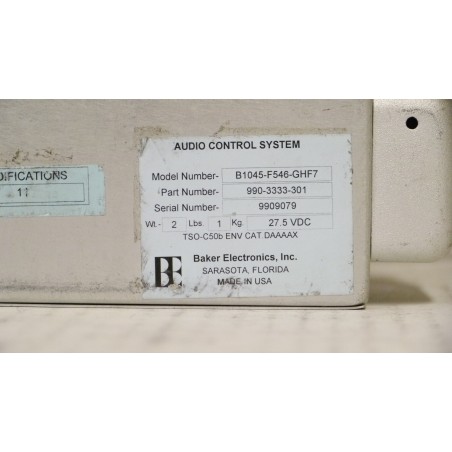 Baker Elec Audio Control System 