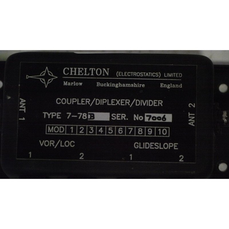 Chelton Coupler/Diplexer/Divider 7-78B