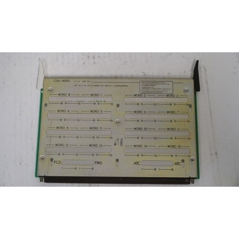 Collins Configuration Strapping Unit IAPS Board CSU-4000