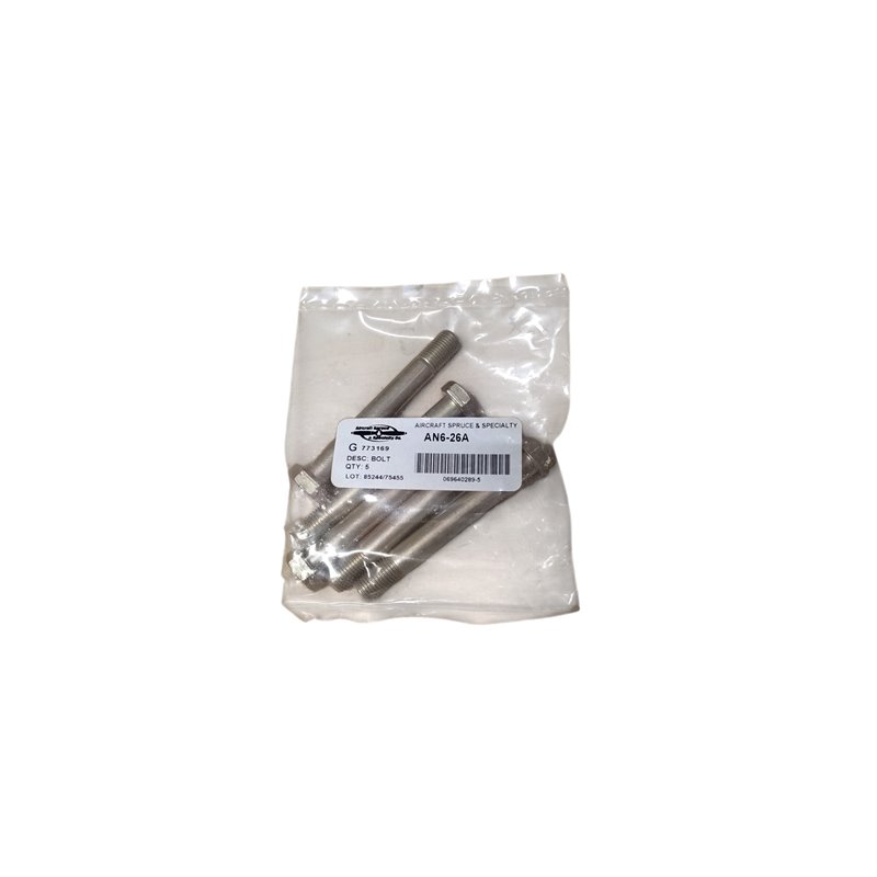 Bolt Set of 5   PN AN6-26A