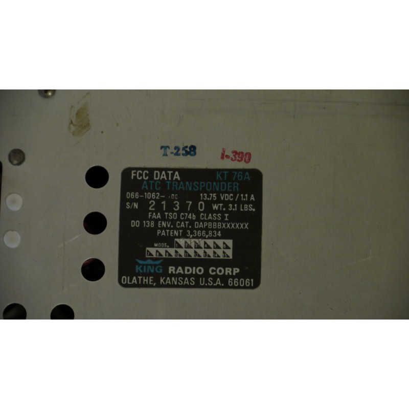 King ATC Transponder KT 76A