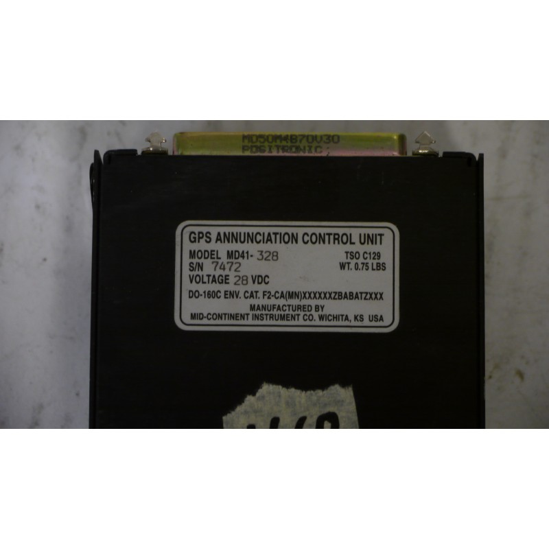 GPS Annunciation Control Unit MD41-328