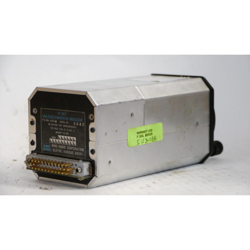 King VOR/LOC/Converter Indicator KI 203