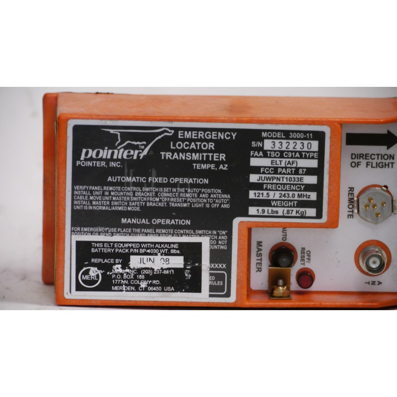 Pointer 3000-11 ELT Emergency Locator