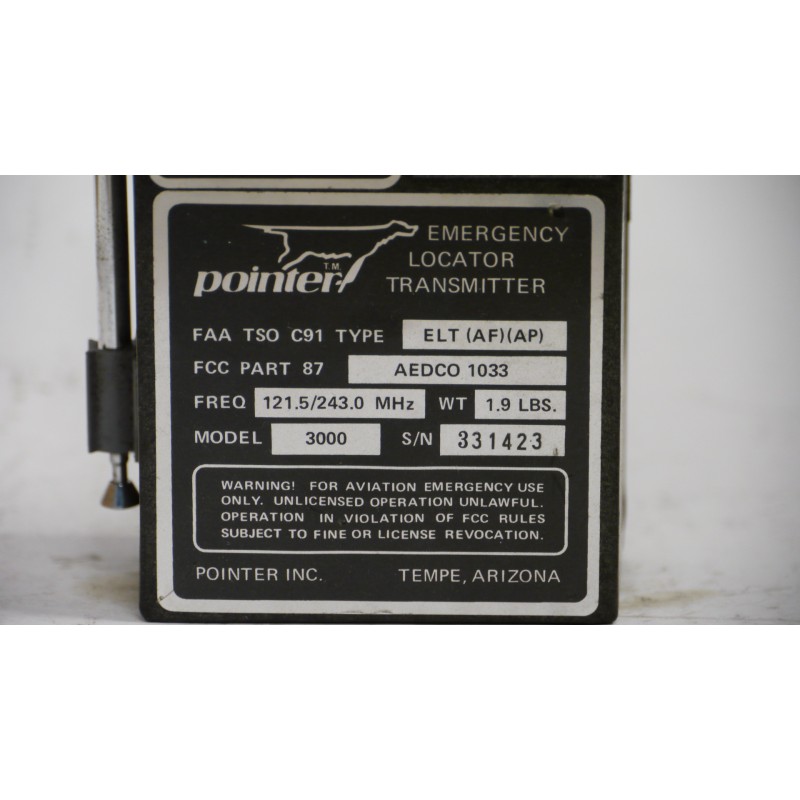 Pointer 3000 ELT Emergency Locator