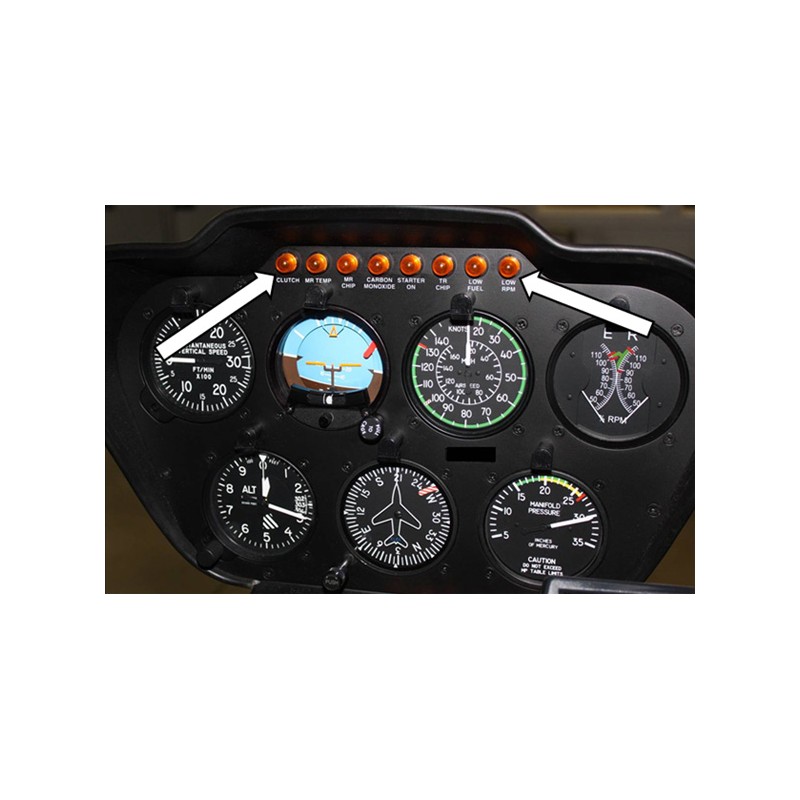 Orange Cockpit Indicator Lamp From R44