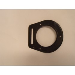 Piper- Flange Air vent - black