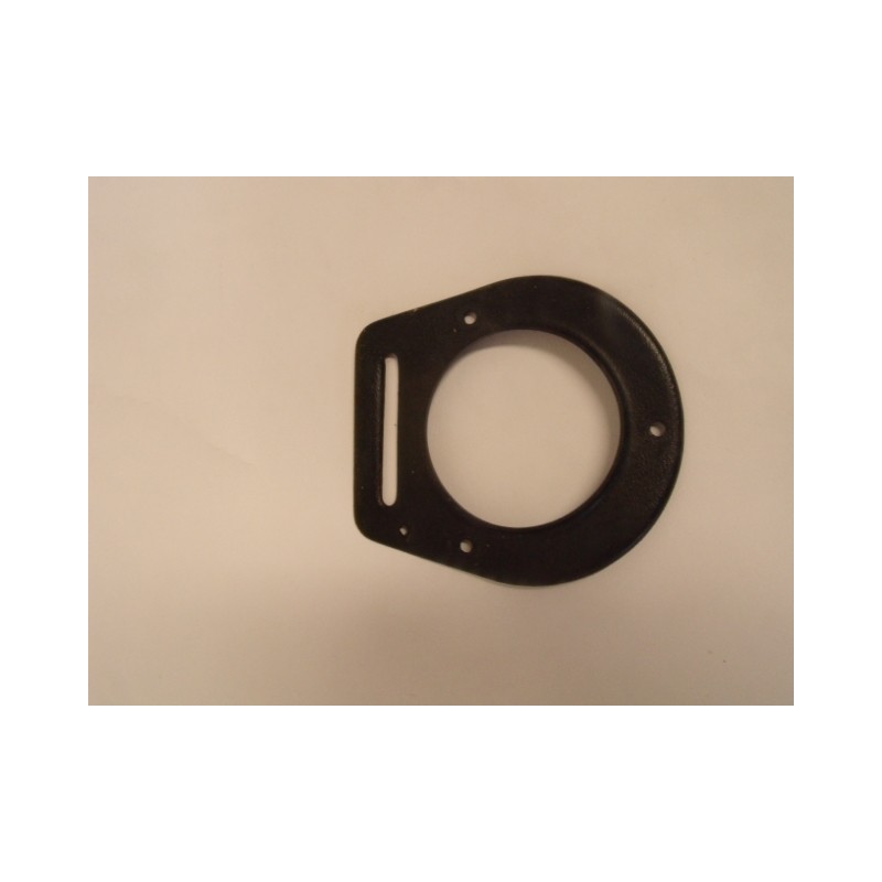 Piper- Flange Air vent - black