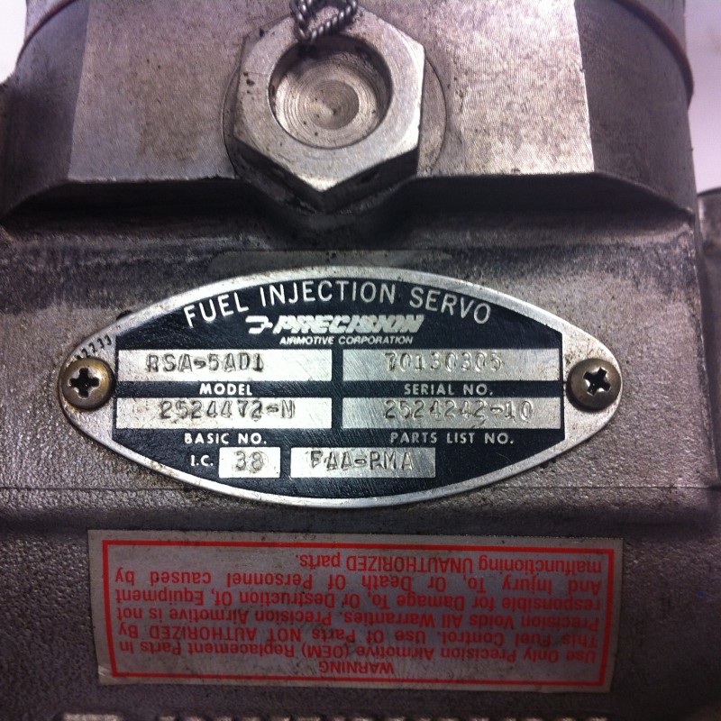 Fuel injection servo