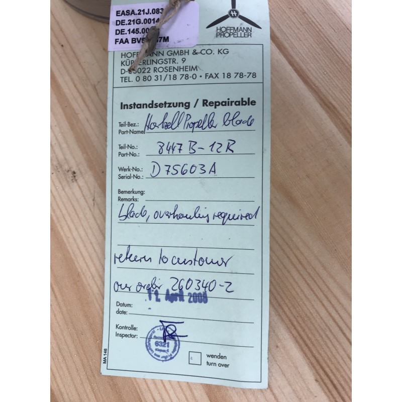 Hartzell Blade 8447B-12R