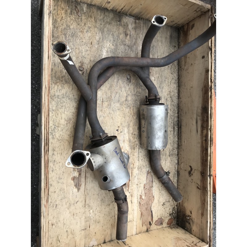 Beech 95 exhaust system