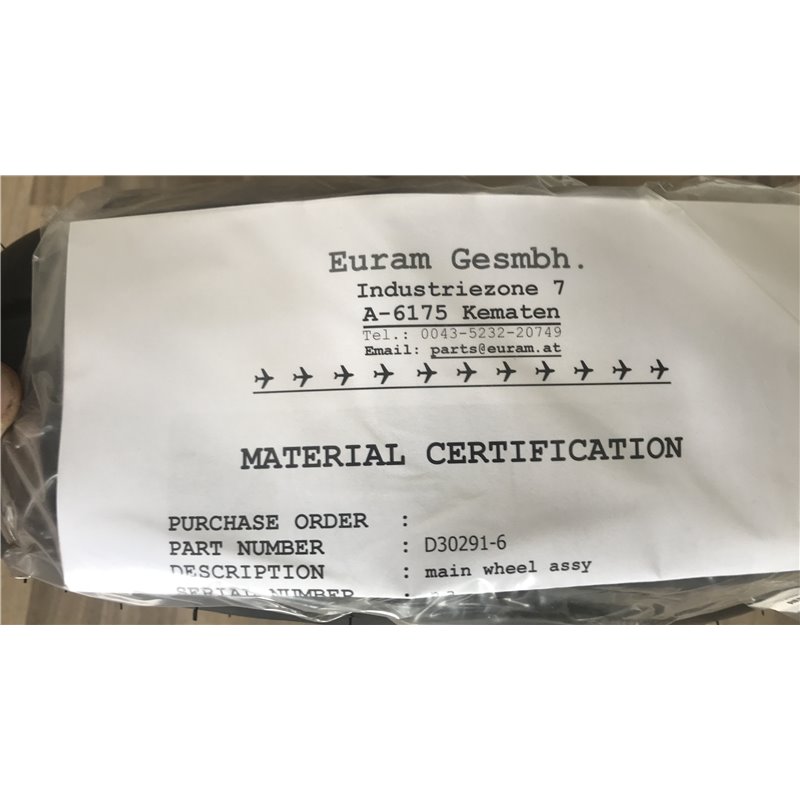 McCauley D30259-6 wheel assy complete