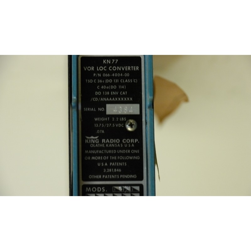 King VOR LOC Converter KN 77