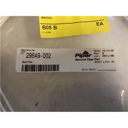 switch landing gear pn 29549-002