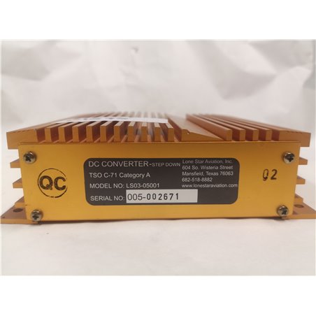 DC Converter TSO C-71 Category A 