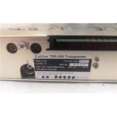 Collins TDR-950 Transponder 622-2092-001