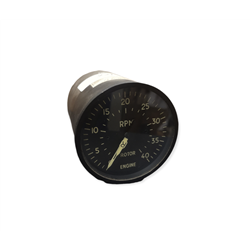 RPM, Tachometer, Helicopter Engine & Rotor 8DJ67 FAB 1