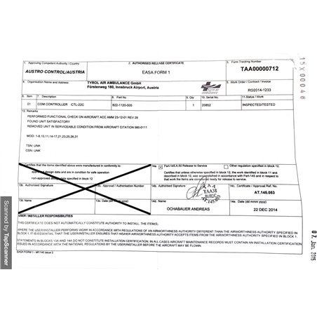 CTL-22C Com Controller 822-1120-005