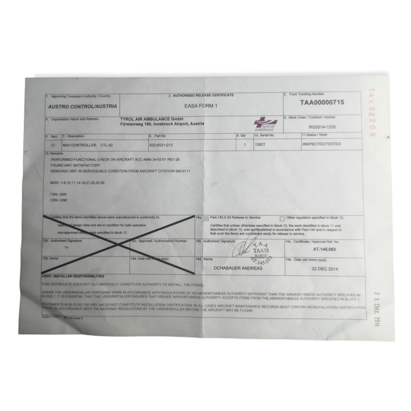 CTL-32 NAV Controller, 622-6521-013