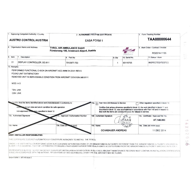 DC-811 Display Controller, 7012977-753