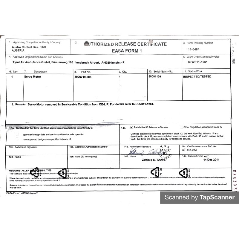 Servo Motor 4006719-906