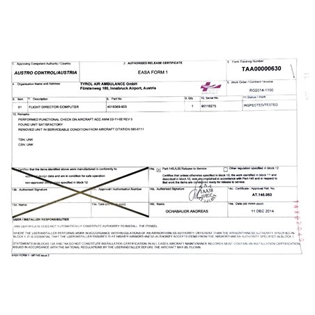 FZ-500 Flight Director Computer, 4018369-905