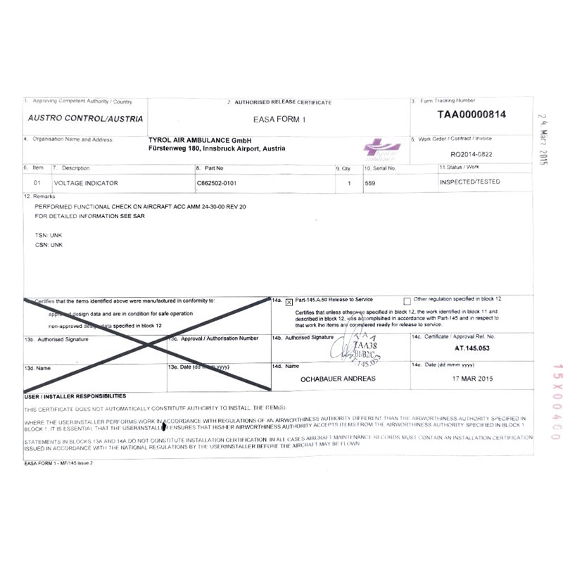 Voltage Indicator C662502-0101