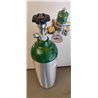 Aluminium Oxygen Cylinder AL-647 55cm x 13cm / Sherwood Oxygen Valve CGA540  incl. Carry Bag