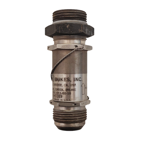 1553-00-18 Dukes Inline Check Valve