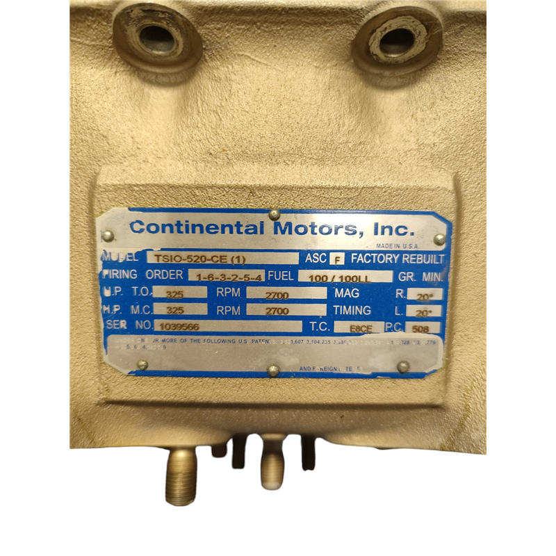 Continental Crankcase TSIO-520