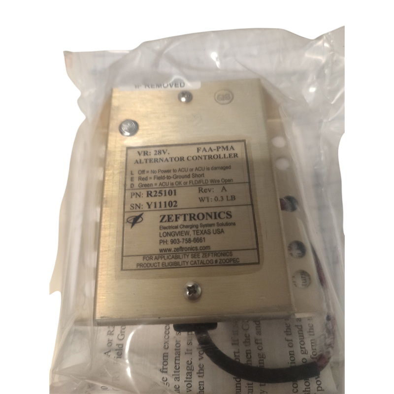 Zeftronics Alternator Controller  PN 25101