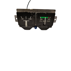 Cessna Ammeter & Cylinder Head Temperature Indicator Cluster     PN C669514-0101