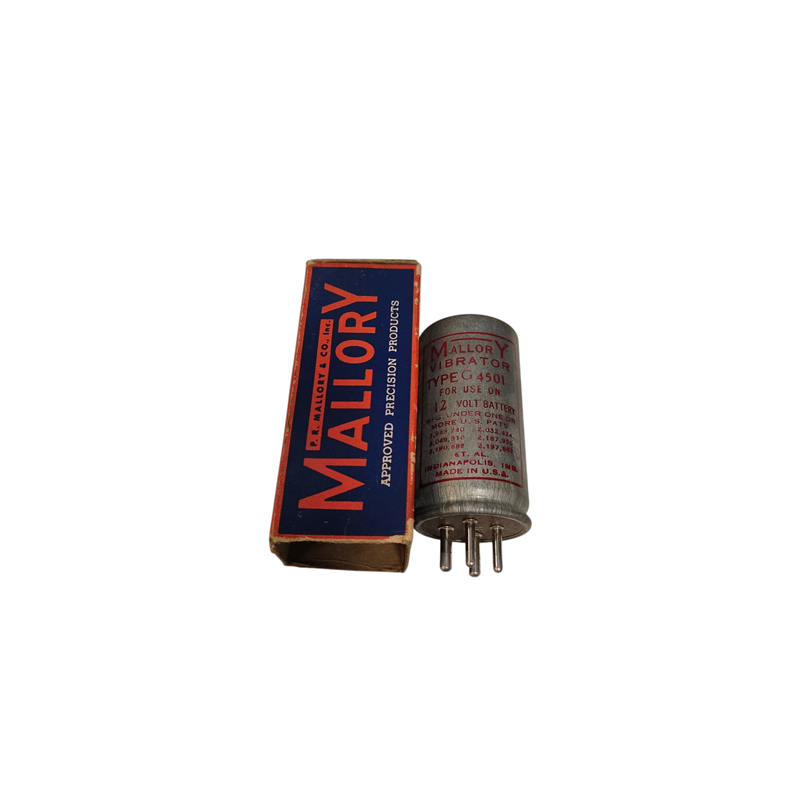 Mallory Vibrator TypeG4501 12 Volt       PN 235617