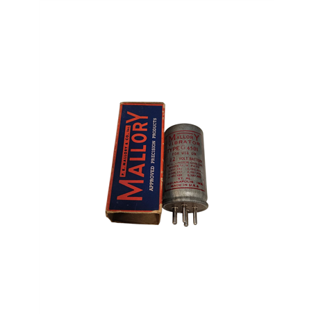 Mallory Vibrator TypeG4501 12 Volt       PN 235617